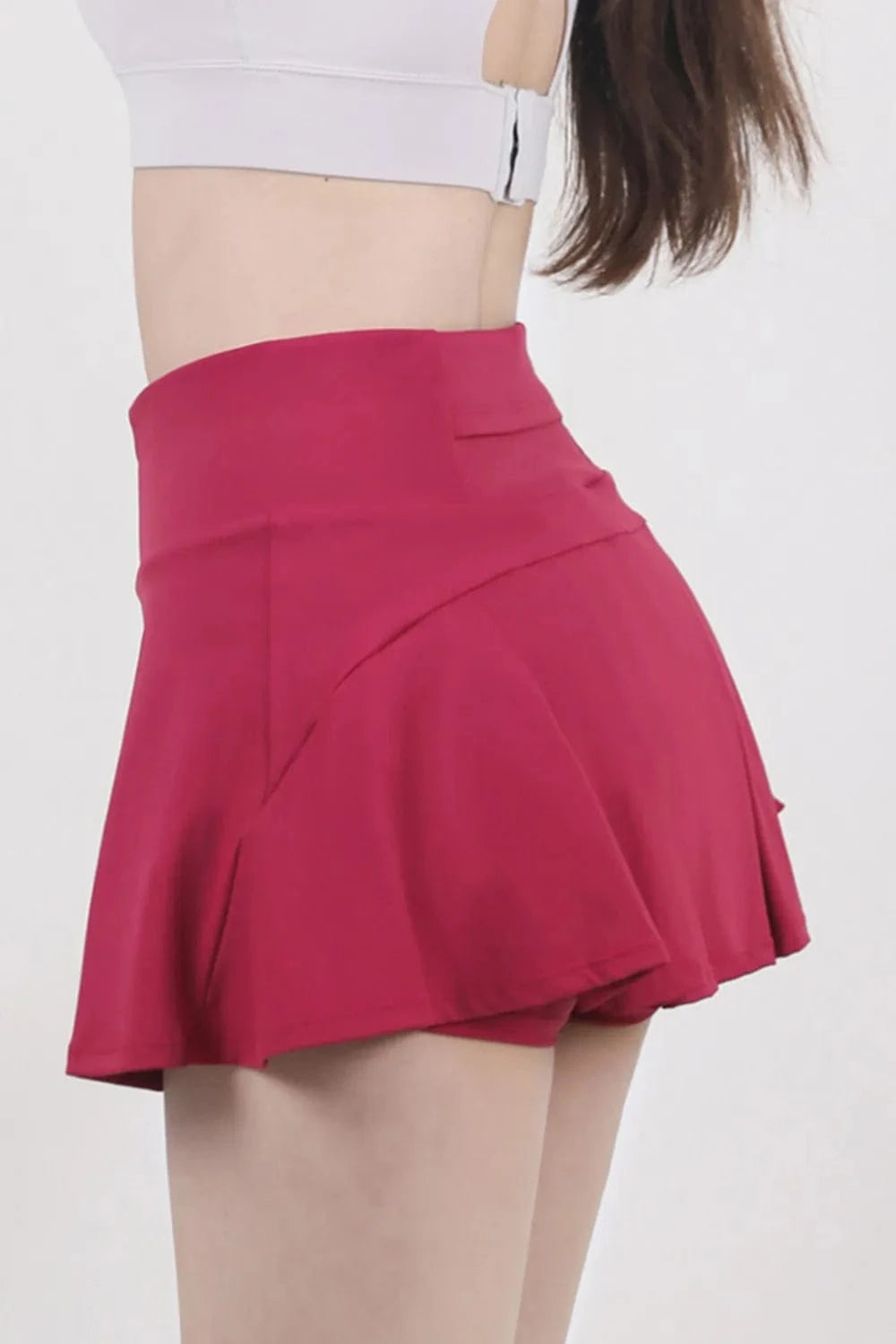 High Waist Pleated Active Skirt - ShalayeFashion