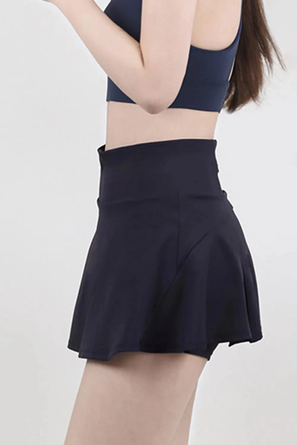 High Waist Pleated Active Skirt - ShalayeFashion
