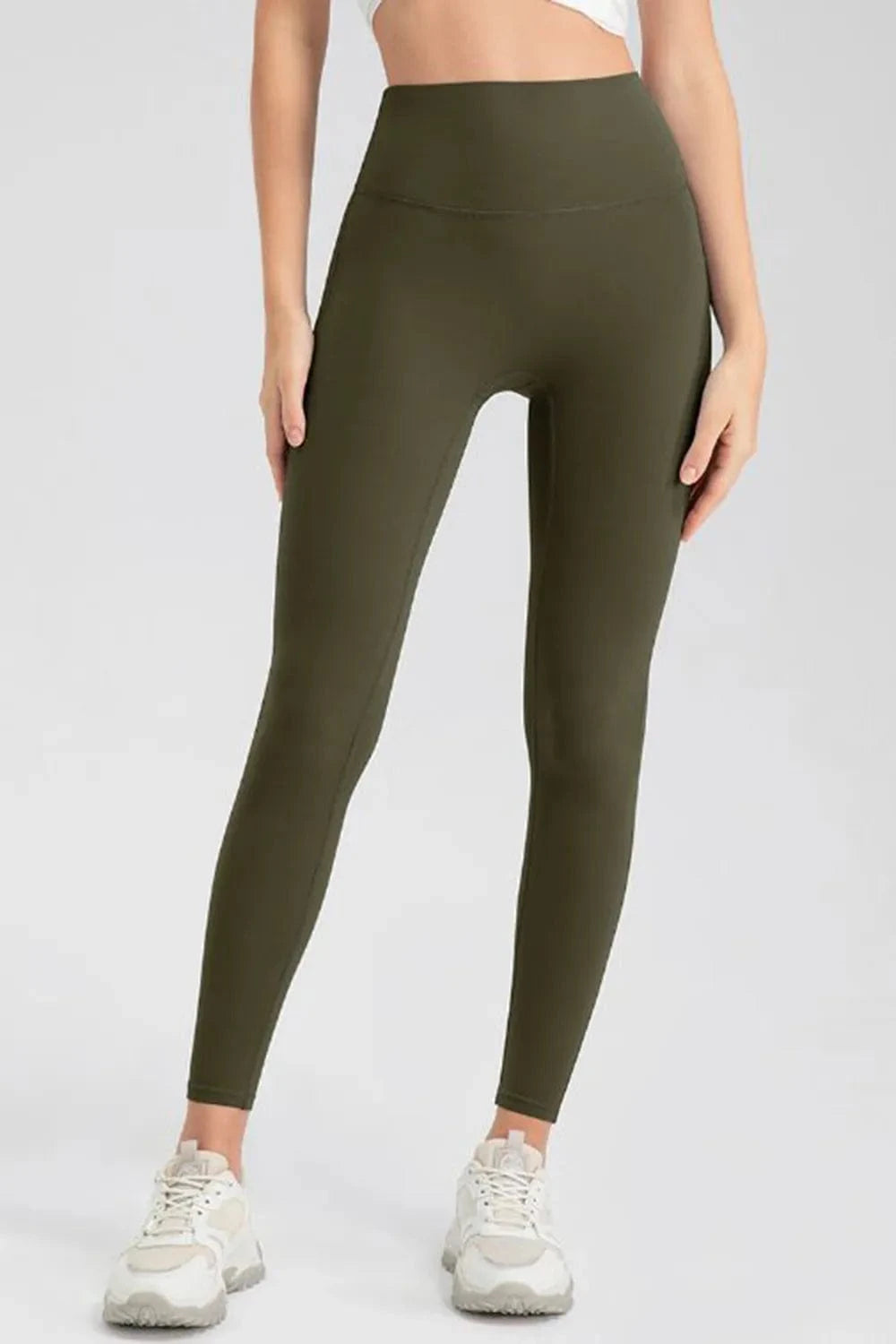 High Waist Skinny Active Pants - ShalayeFashion