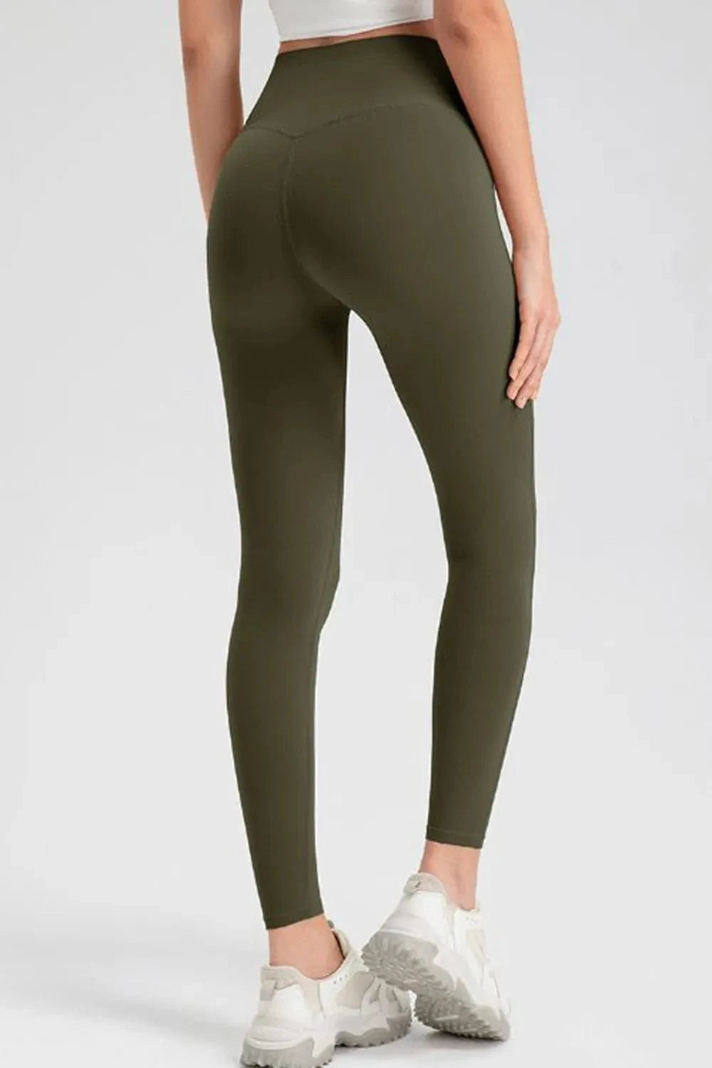 High Waist Skinny Active Pants - ShalayeFashion