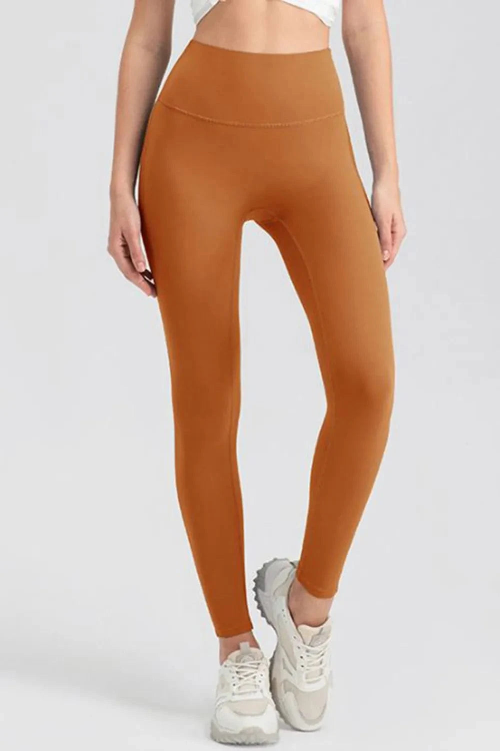 High Waist Skinny Active Pants - ShalayeFashion