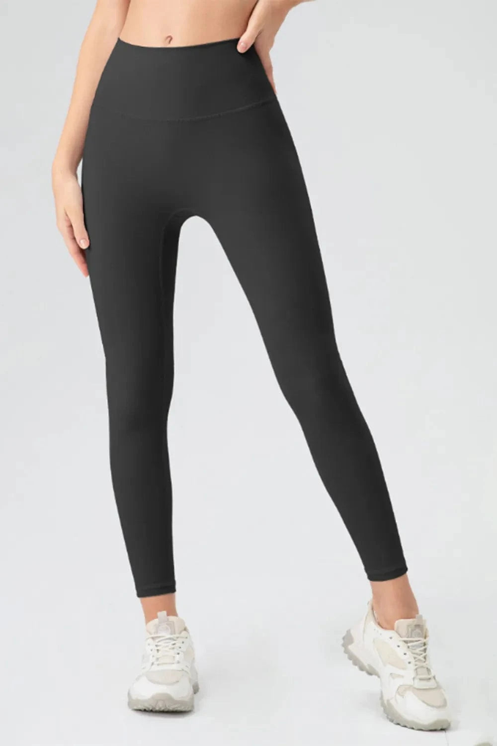 High Waist Skinny Active Pants - ShalayeFashion
