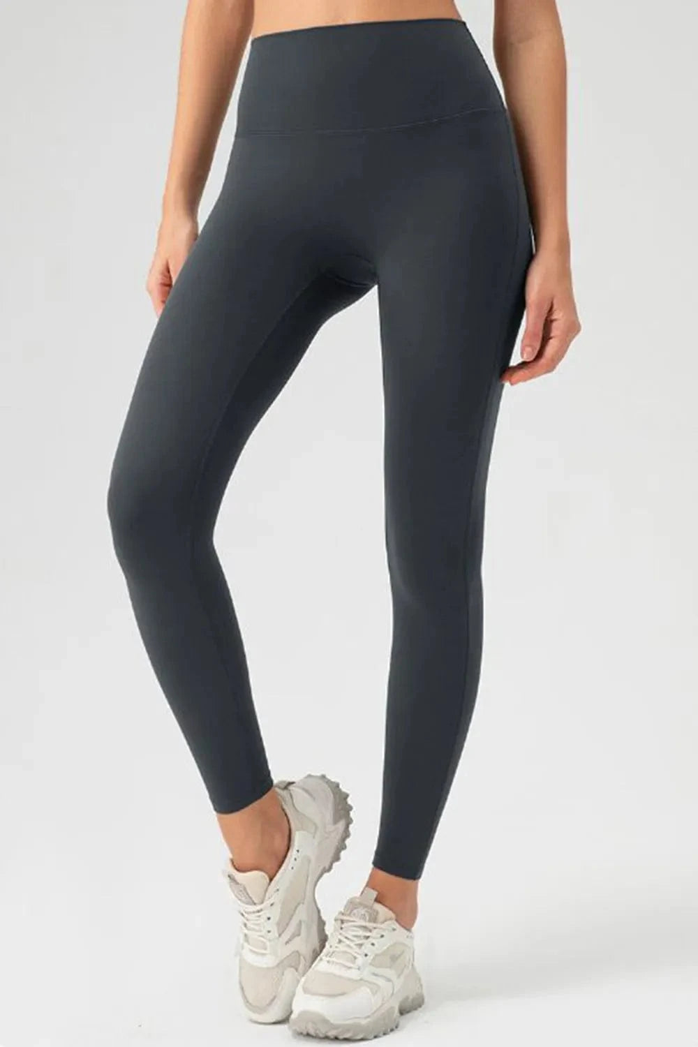 High Waist Skinny Active Pants - ShalayeFashion