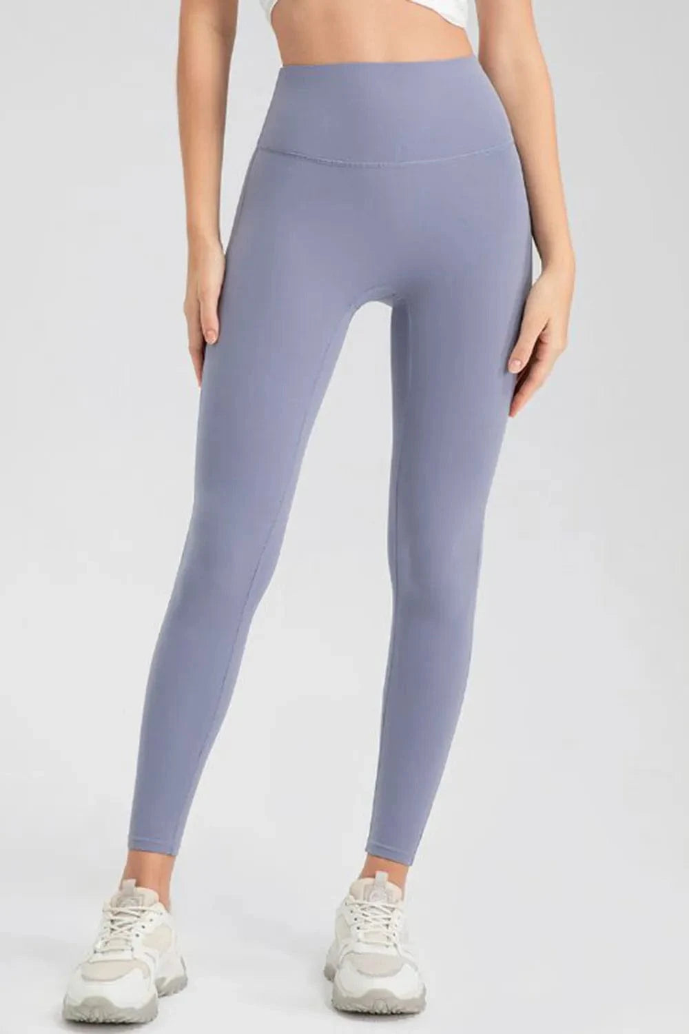 High Waist Skinny Active Pants - ShalayeFashion