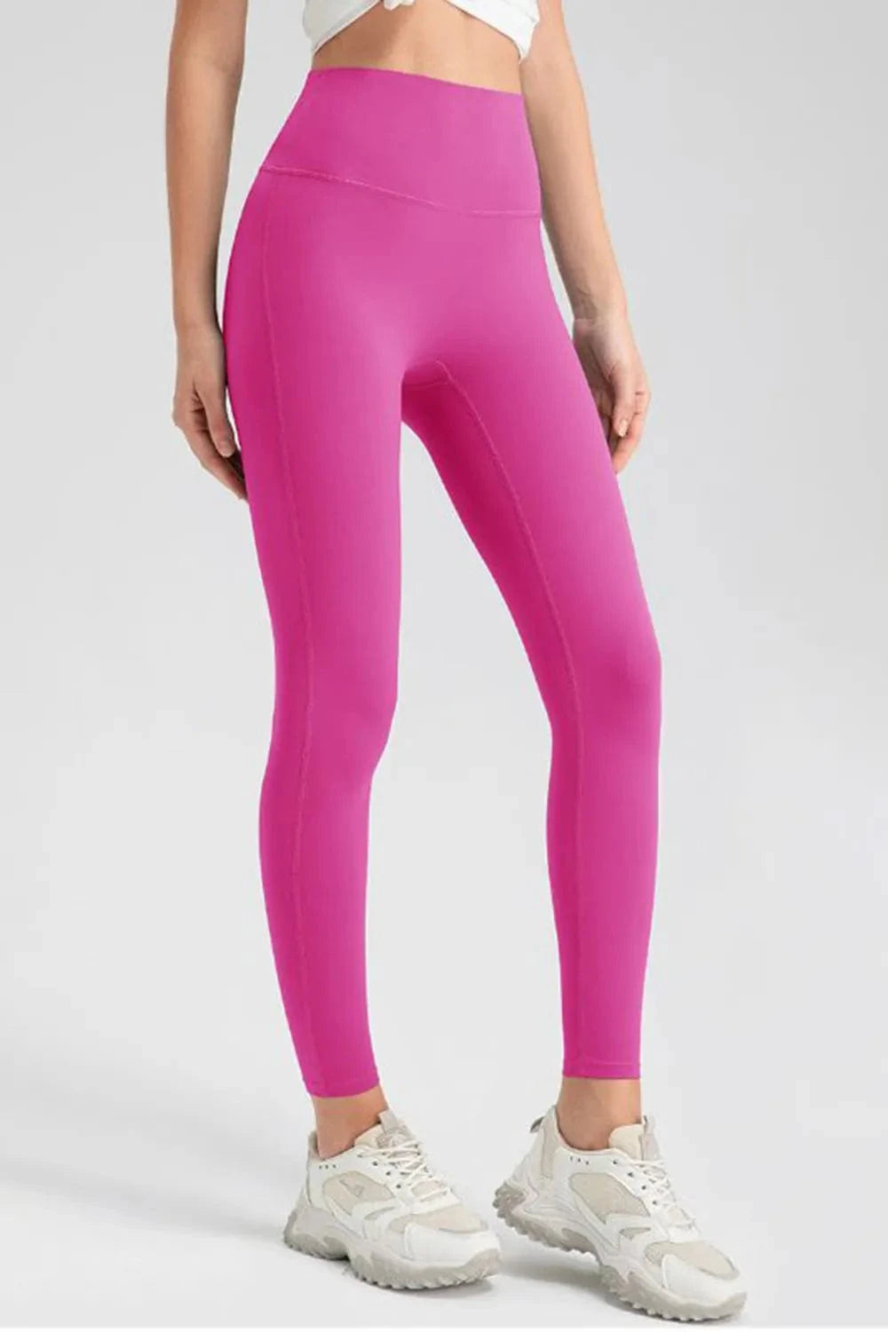 High Waist Skinny Active Pants - ShalayeFashion