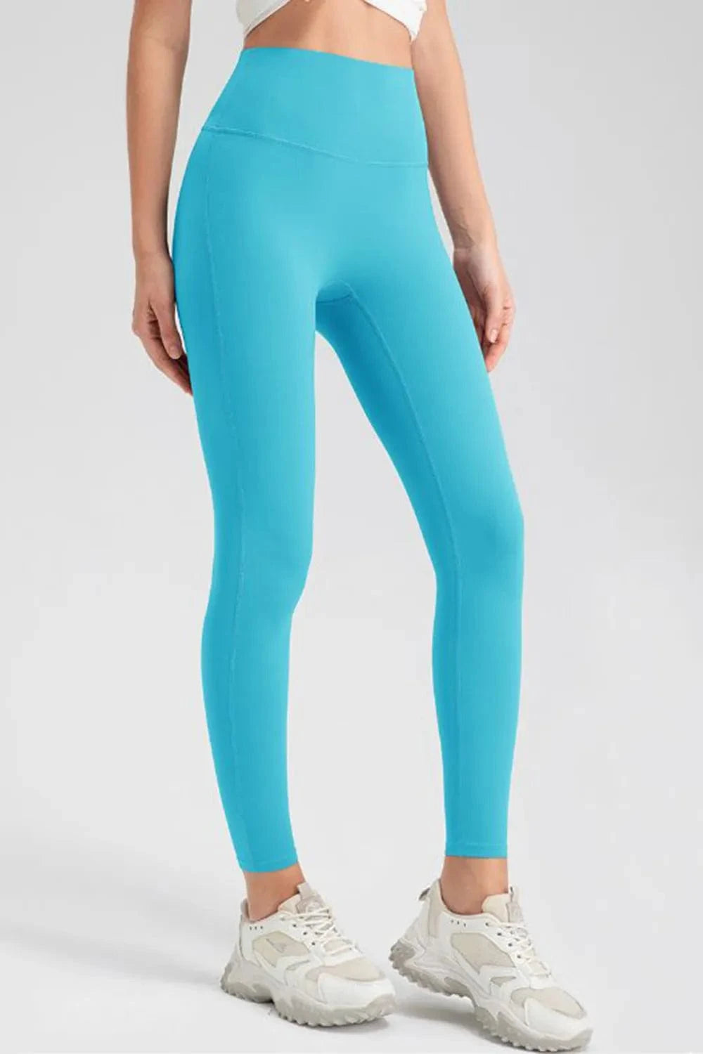 High Waist Skinny Active Pants - ShalayeFashion