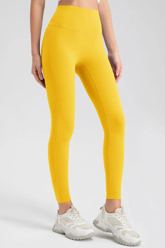 High Waist Skinny Active Pants - ShalayeFashion