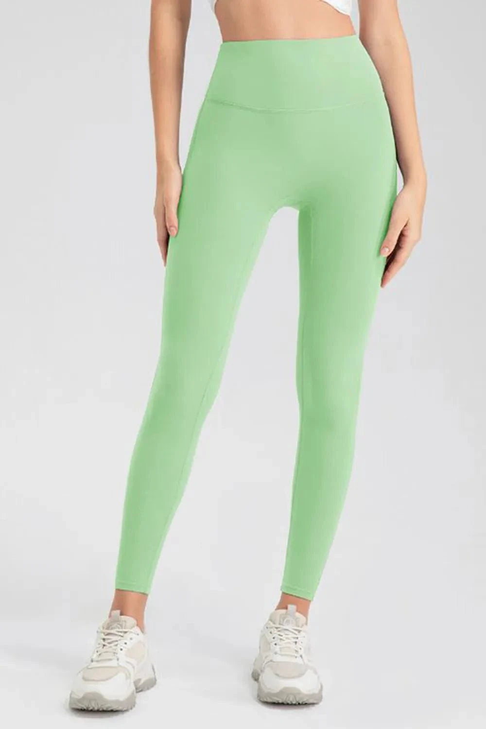 High Waist Skinny Active Pants - ShalayeFashion
