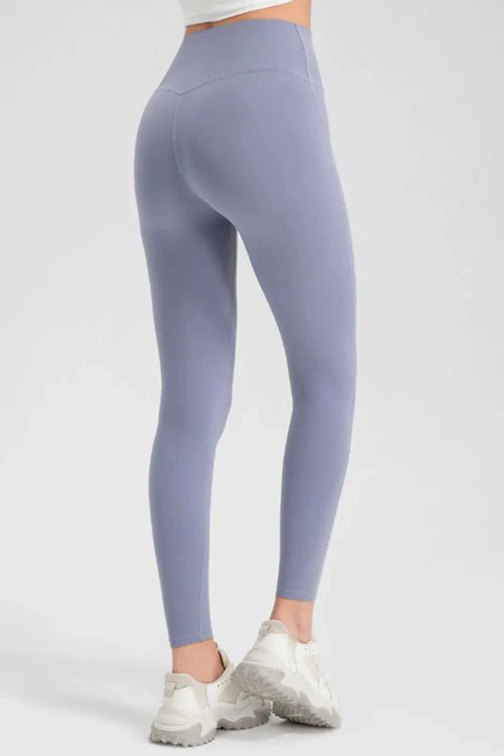 High Waist Skinny Active Pants - ShalayeFashion