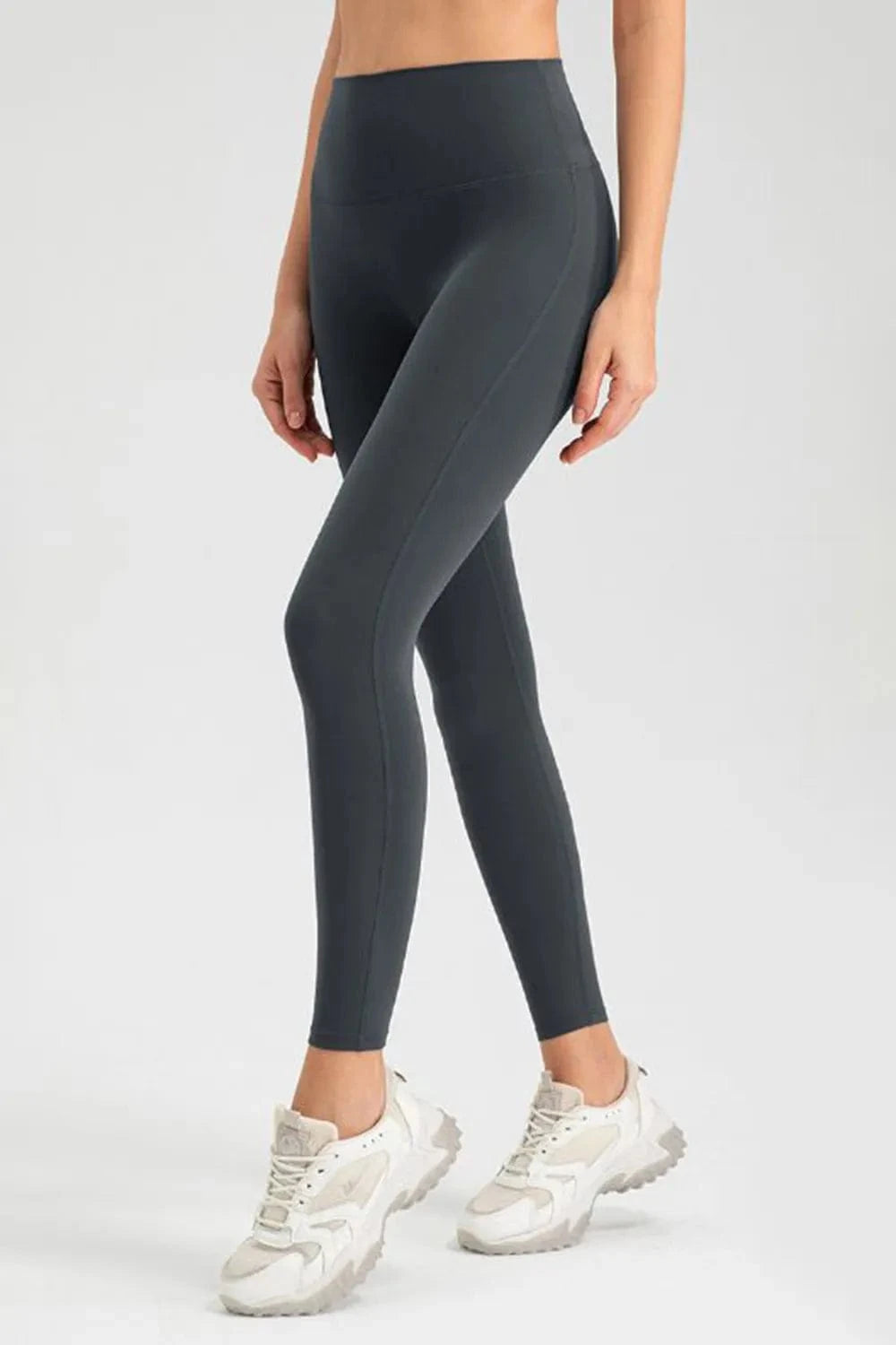 High Waist Skinny Active Pants - ShalayeFashion