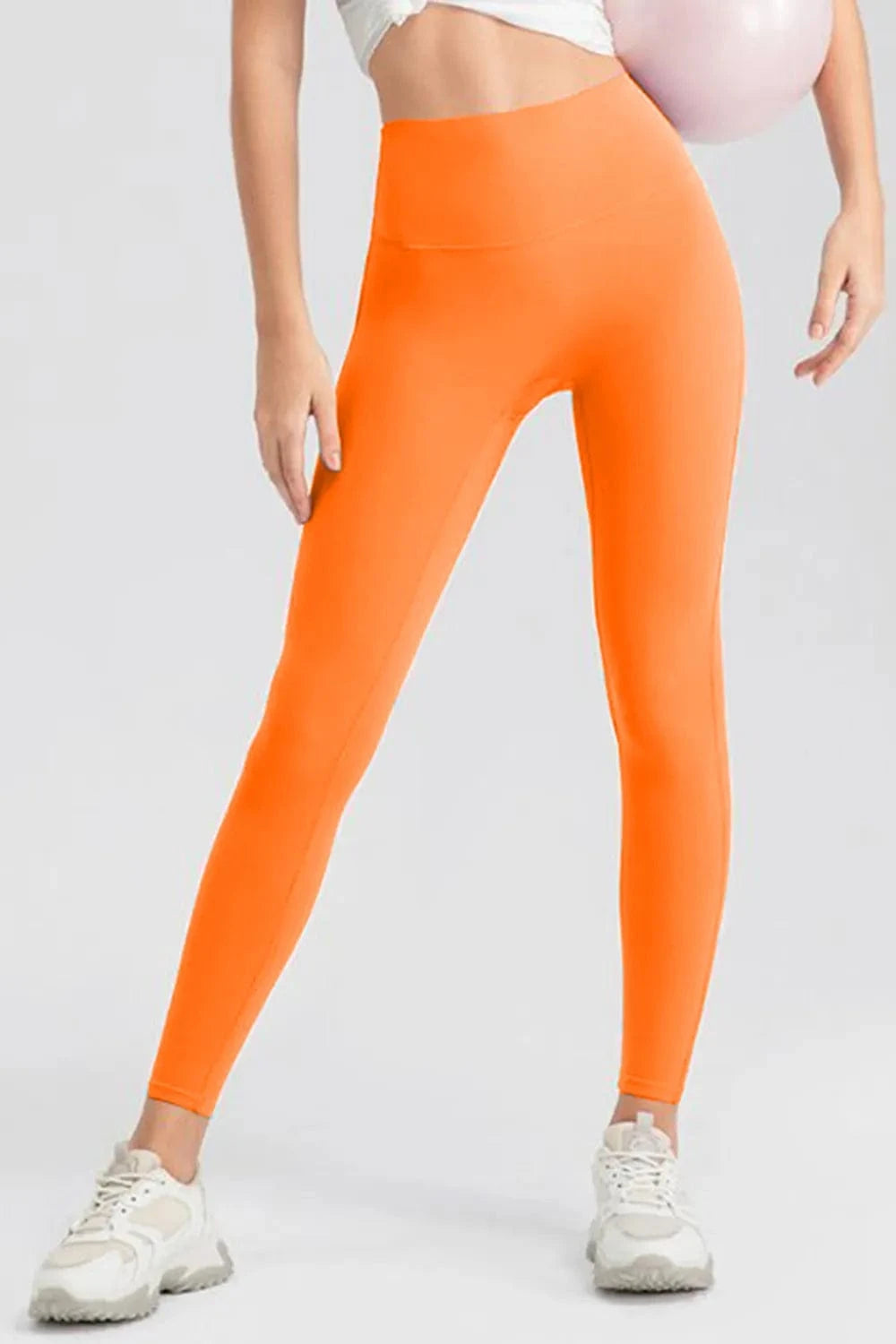 High Waist Skinny Active Pants - ShalayeFashion