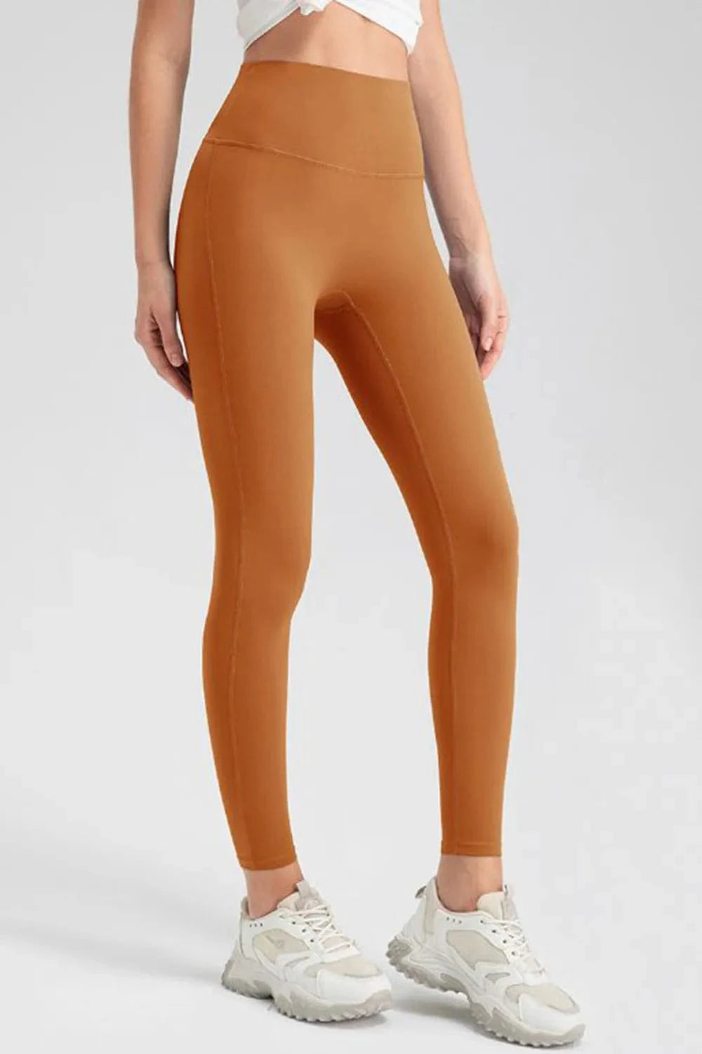 High Waist Skinny Active Pants - ShalayeFashion