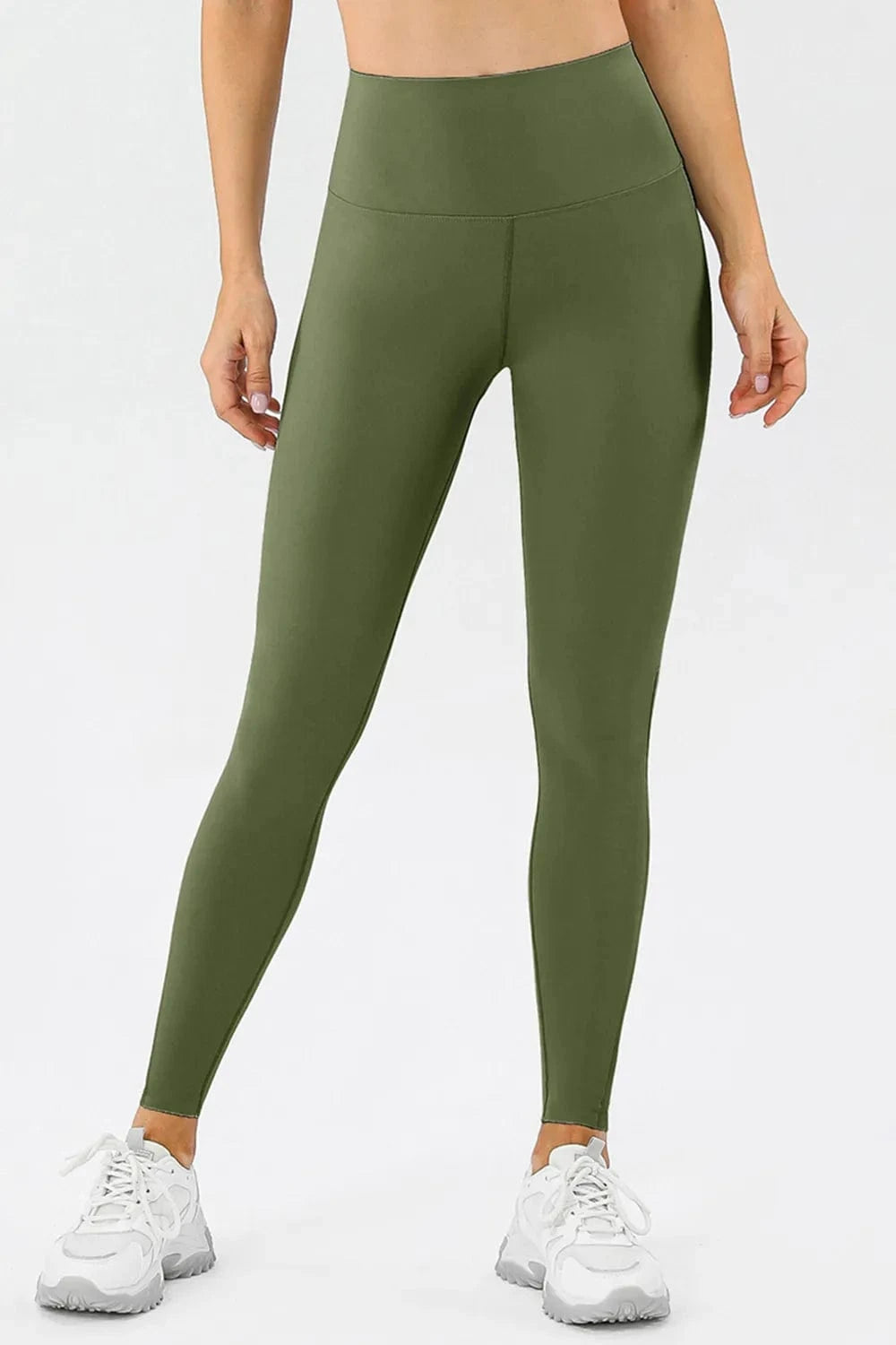 High Waist Skinny Active Pants - ShalayeFashion