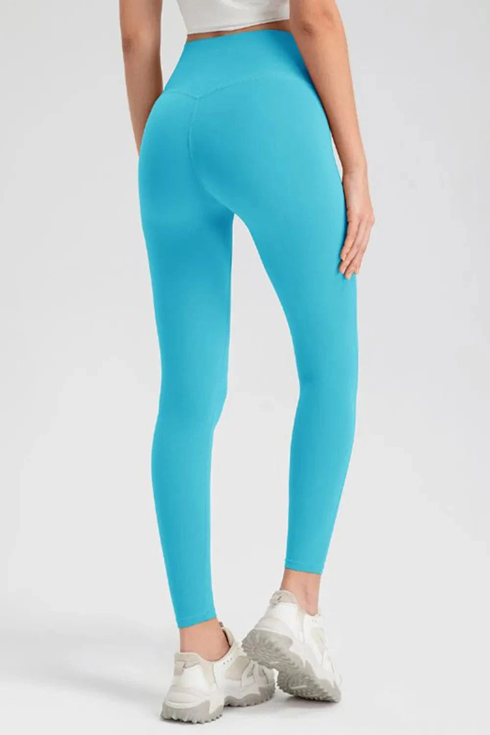 High Waist Skinny Active Pants - ShalayeFashion