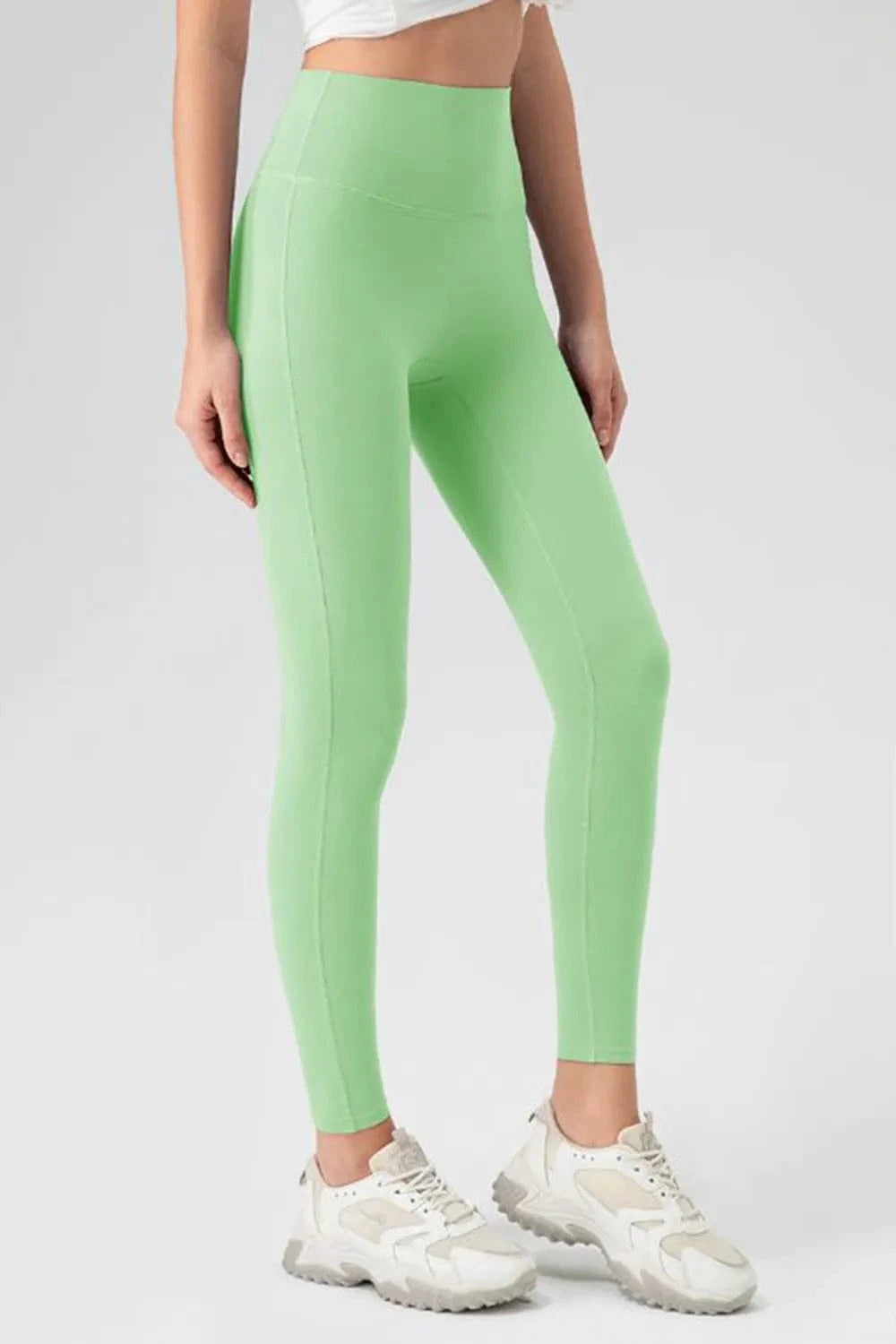 High Waist Skinny Active Pants - ShalayeFashion