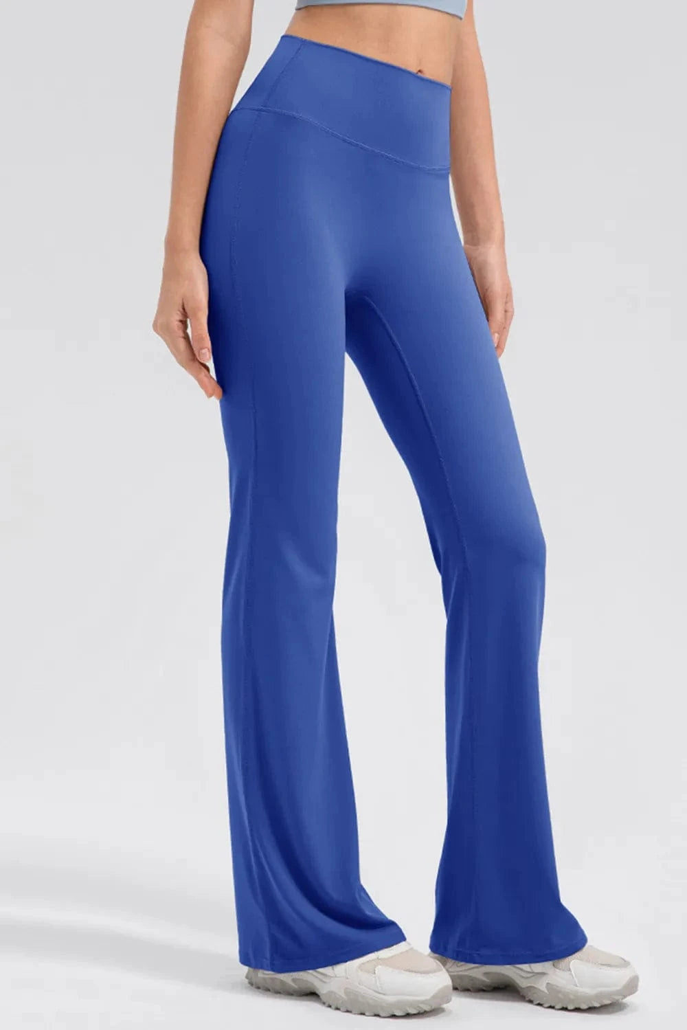 High Waist Straight Active Pants - ShalayeFashion