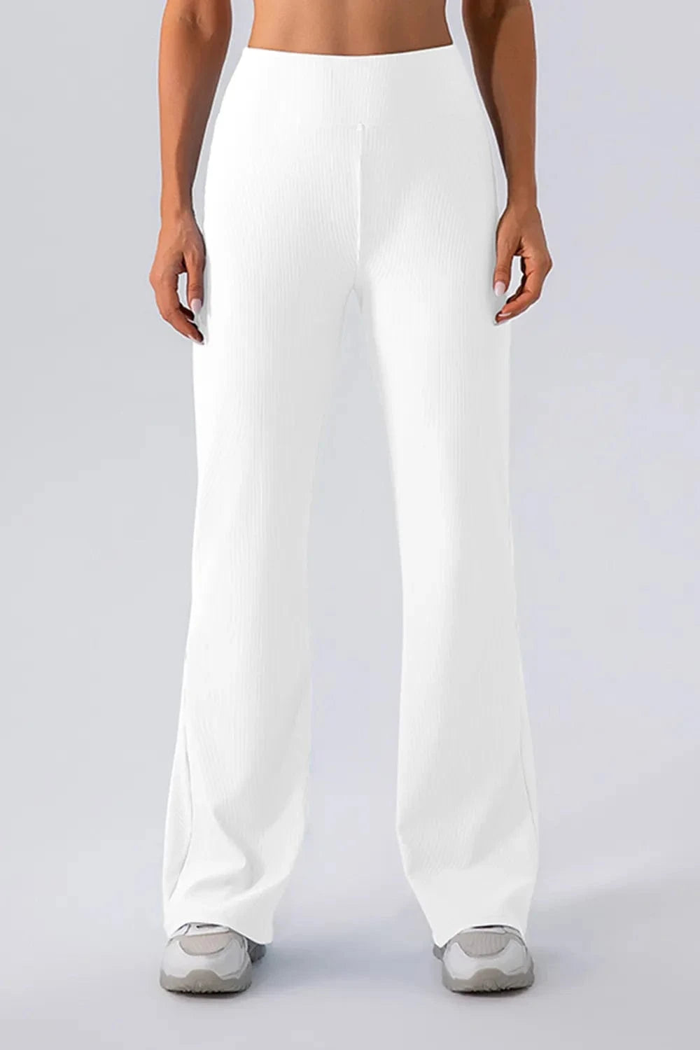 High Waist Straight Active Pants - ShalayeFashion
