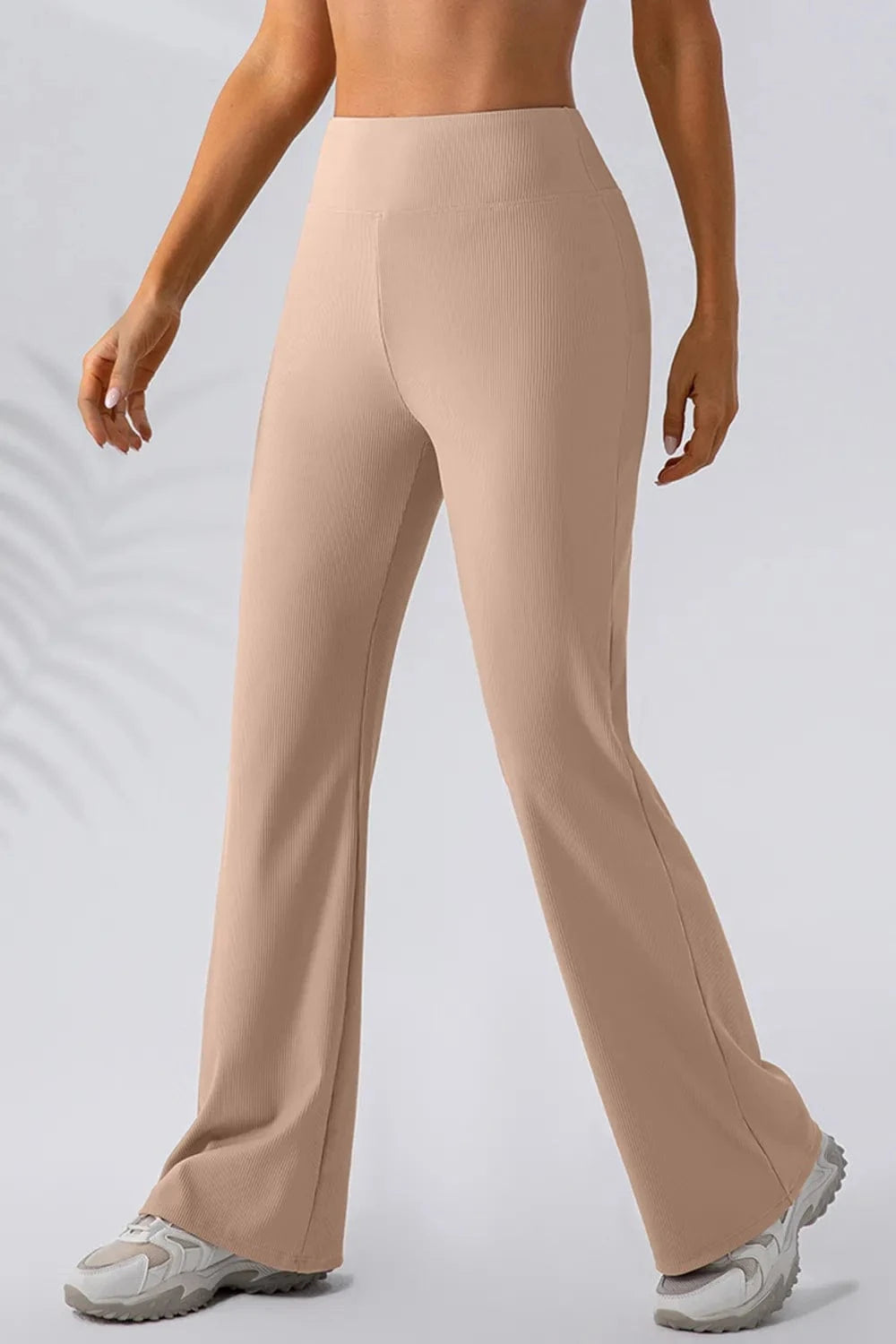 High Waist Straight Active Pants - ShalayeFashion