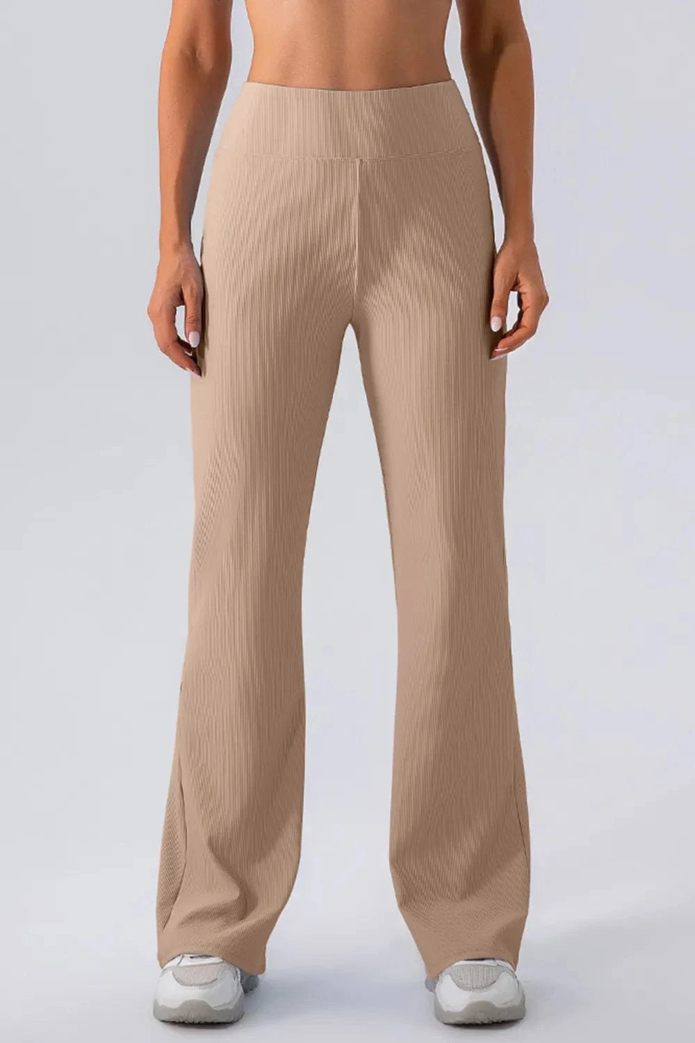 High Waist Straight Active Pants - ShalayeFashion