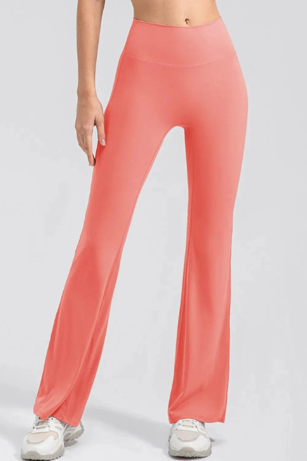 High Waist Straight Active Pants - ShalayeFashion