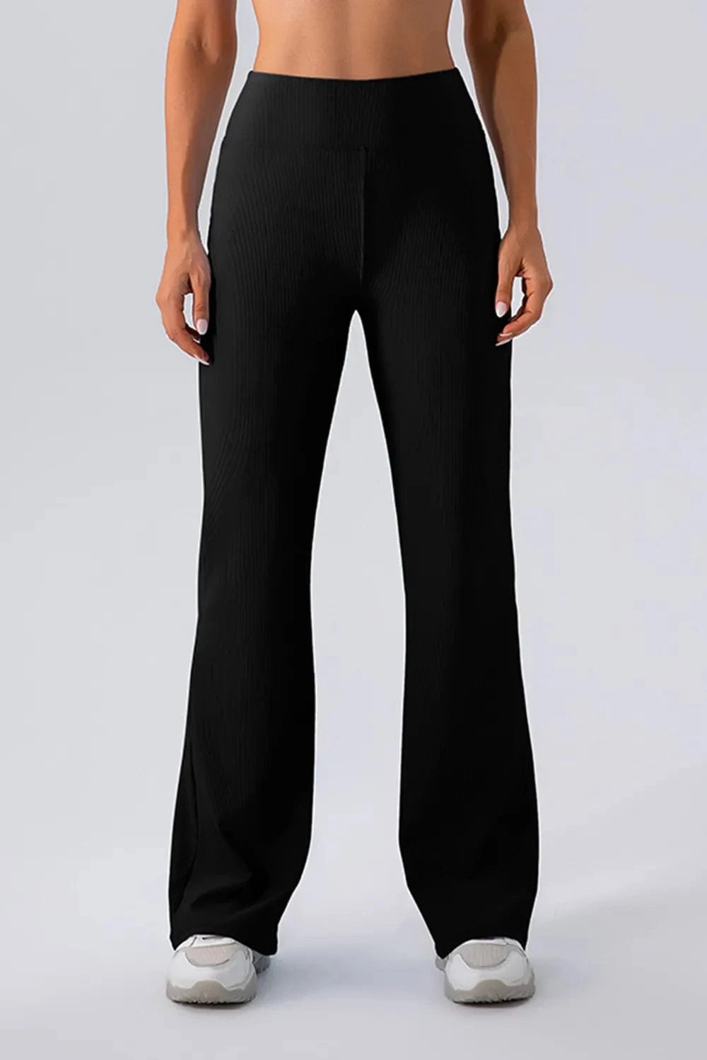 High Waist Straight Active Pants - ShalayeFashion