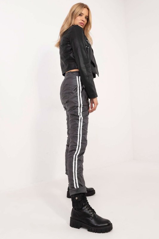 High Waist Women Pants Eco Leather - ShalayeFashion