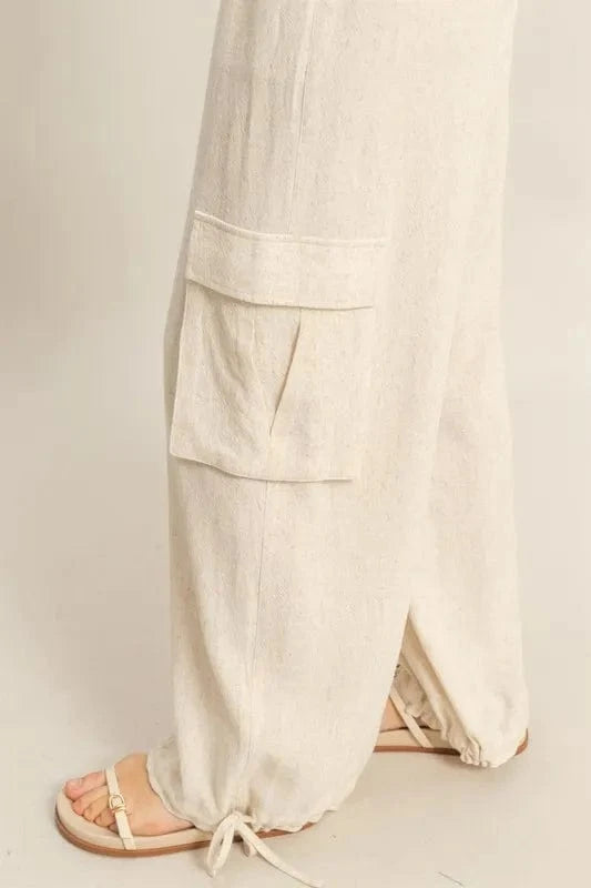 HYFVE Crop Top and Cargo Pants Set - ShalayeFashion