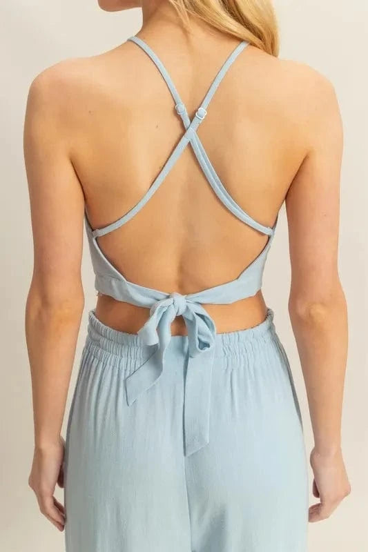 HYFVE Crop Top and Cargo Pants Set - ShalayeFashion