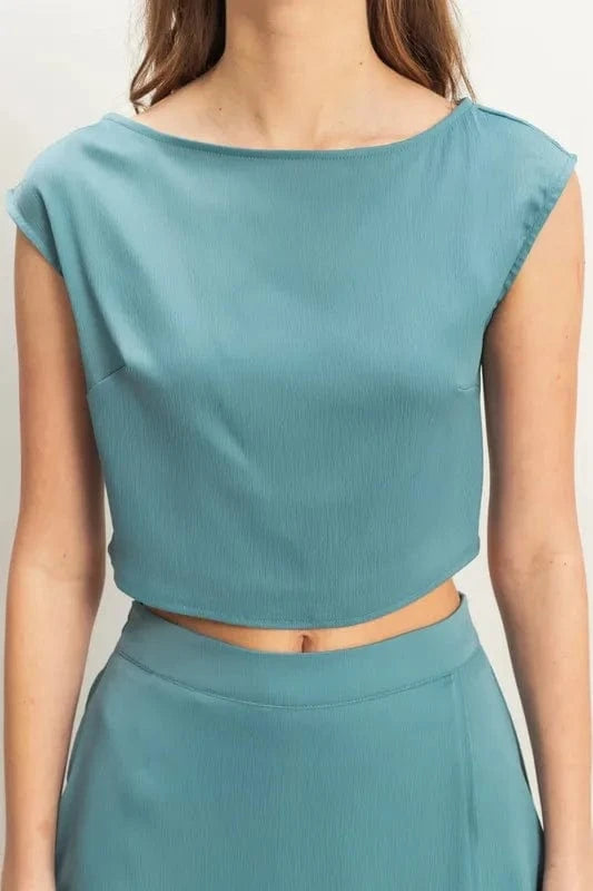 HYFVE Sleeveless Top and Maxi Skirt Set - ShalayeFashion