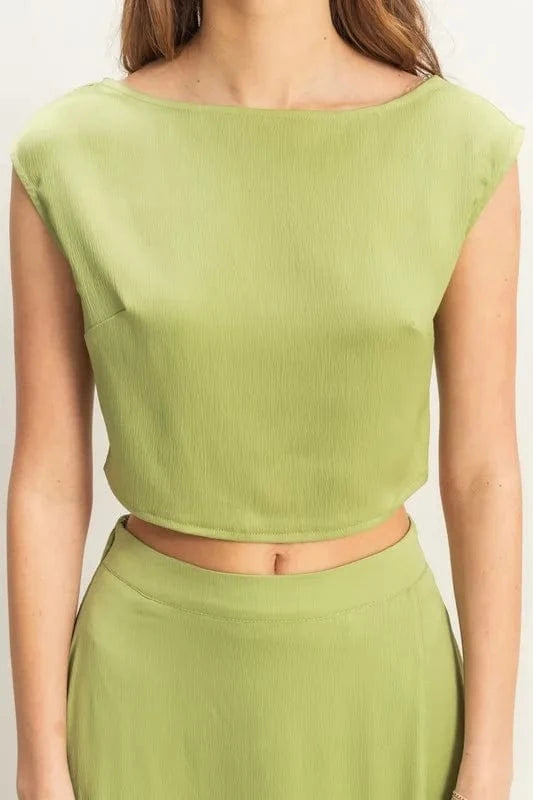 HYFVE Sleeveless Top and Maxi Skirt Set - ShalayeFashion