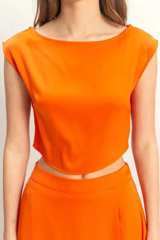 HYFVE Sleeveless Top and Maxi Skirt Set - ShalayeFashion