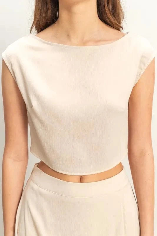 HYFVE Sleeveless Top and Maxi Skirt Set - ShalayeFashion