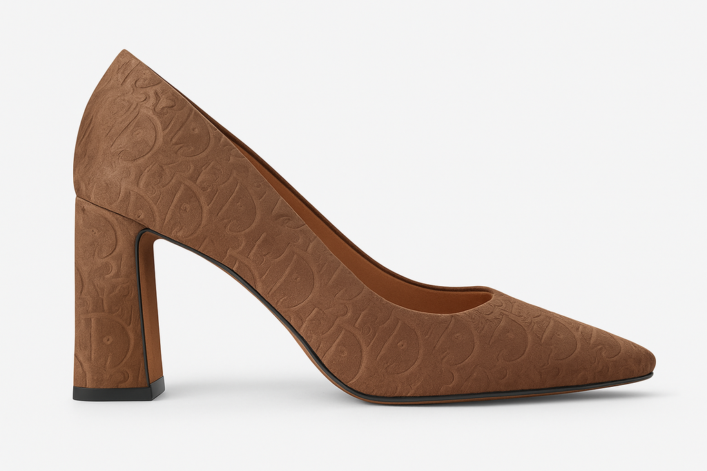 Side profile view showing heel height and silhouette