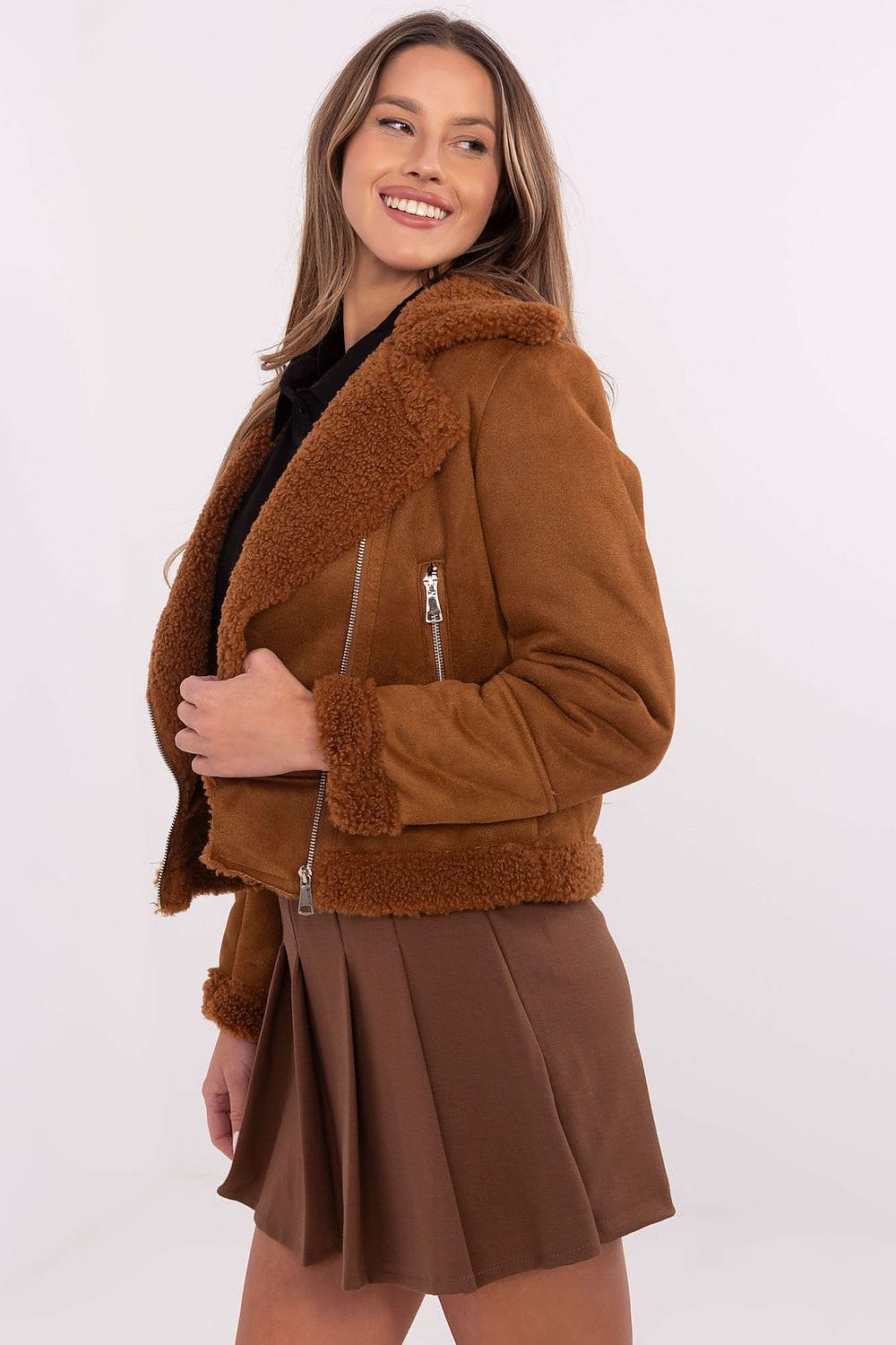 Insulated Ramones Jacket Zippered Pockets - ShalayeFashion