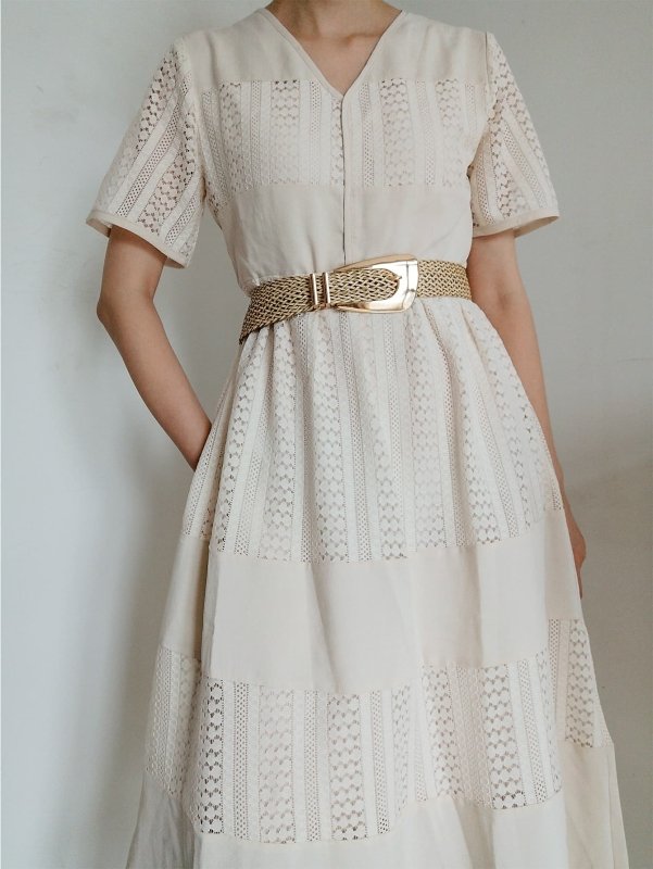 Irregular Buckle Braid Belt - ShalayeFashion