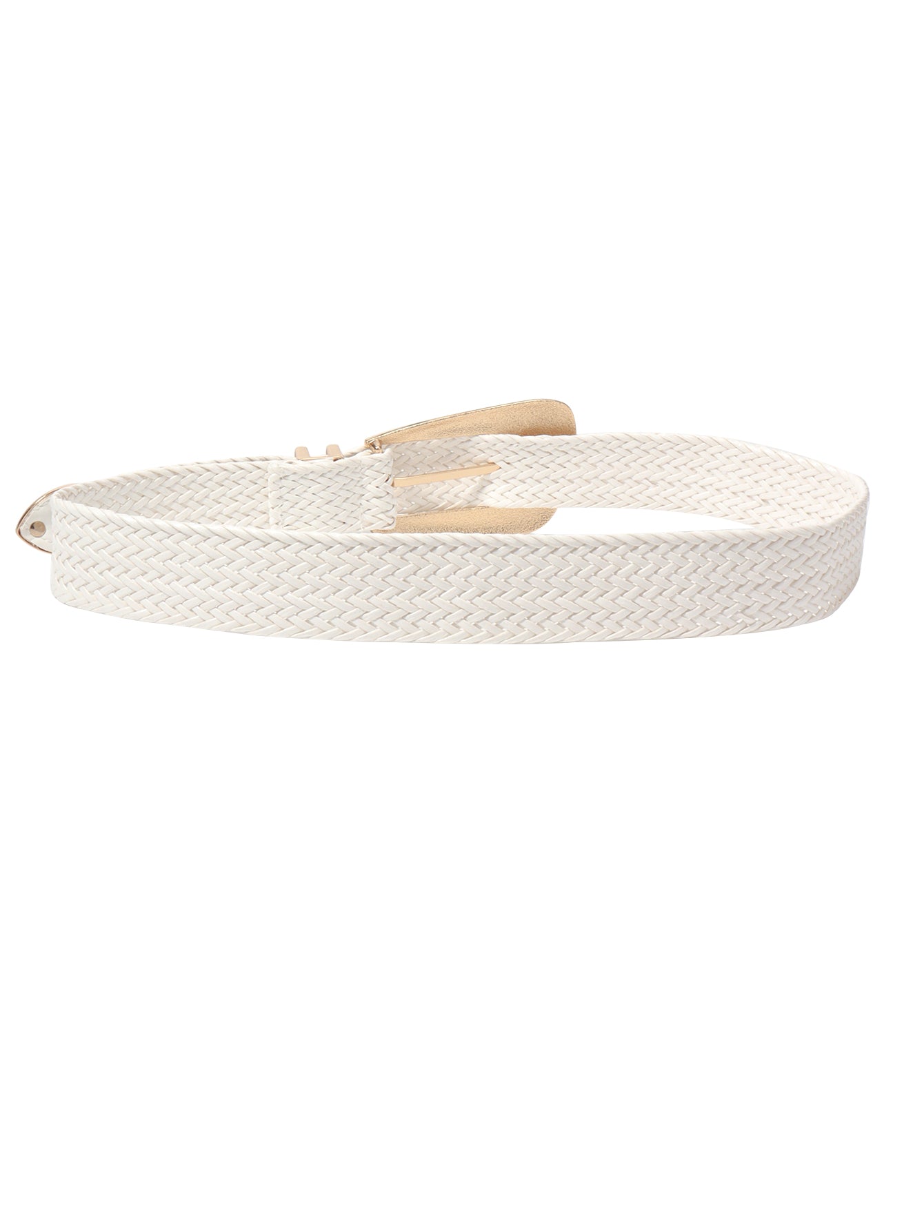 Irregular Buckle Braid Belt - ShalayeFashion
