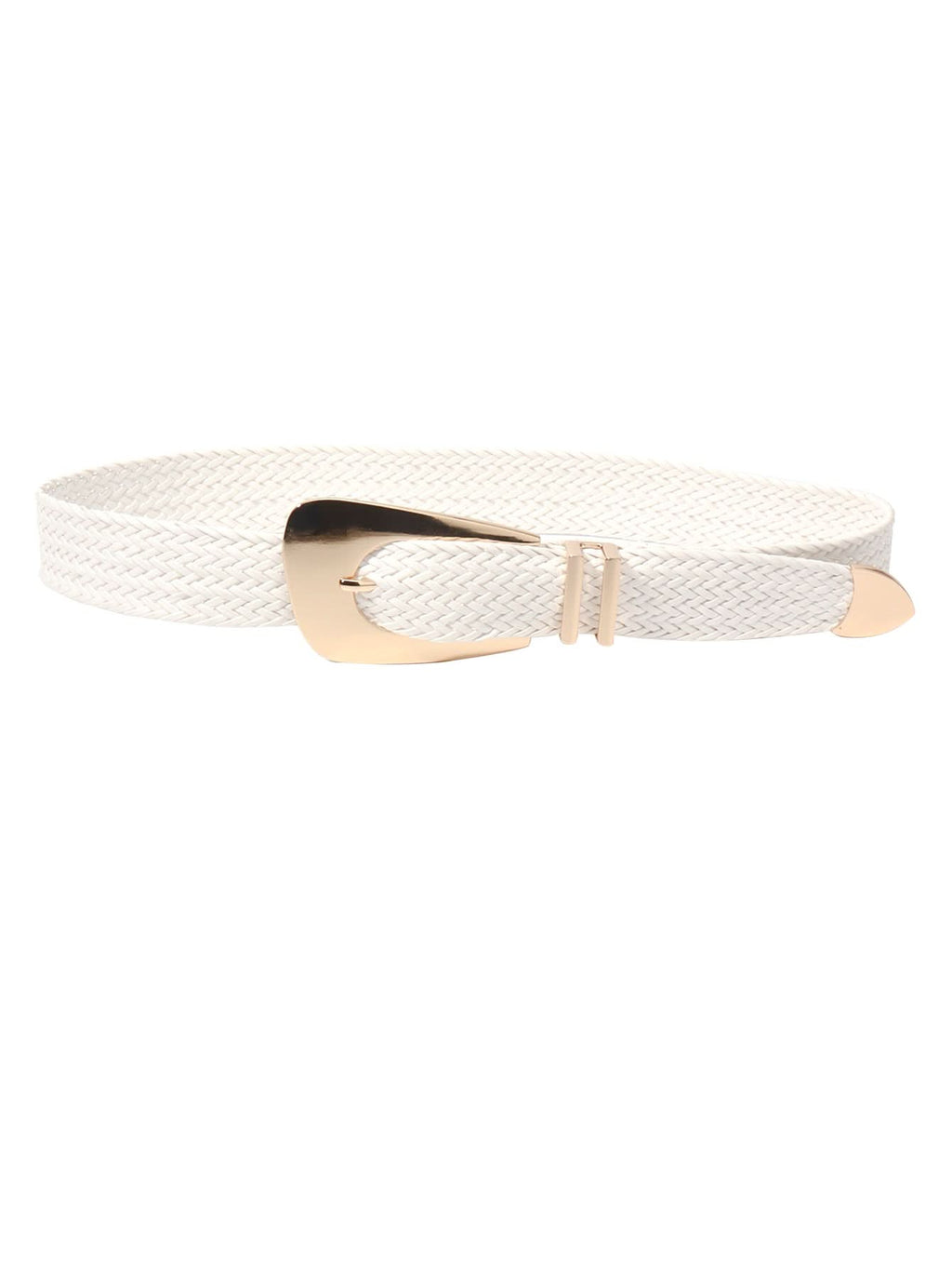 Irregular Buckle Braid Belt - ShalayeFashion