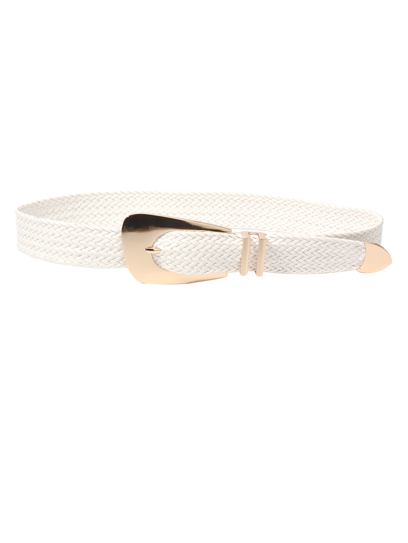 Irregular Buckle Braid Belt - ShalayeFashion