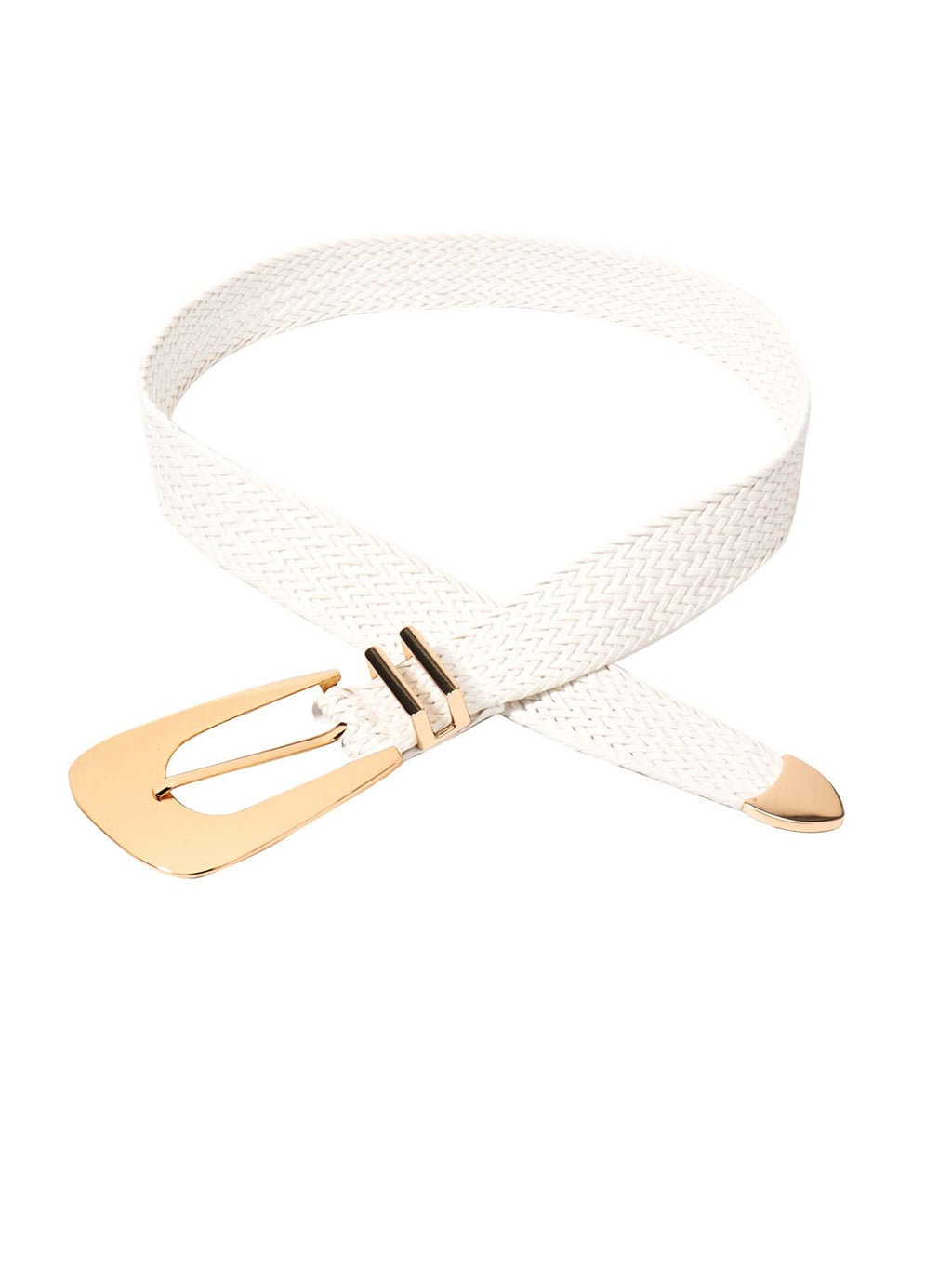 Irregular Buckle Braid Belt - ShalayeFashion