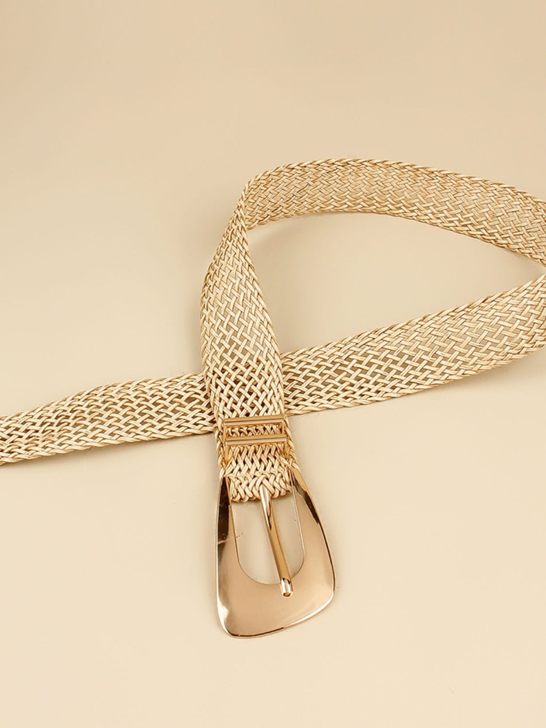 Irregular Buckle Braid Belt - ShalayeFashion