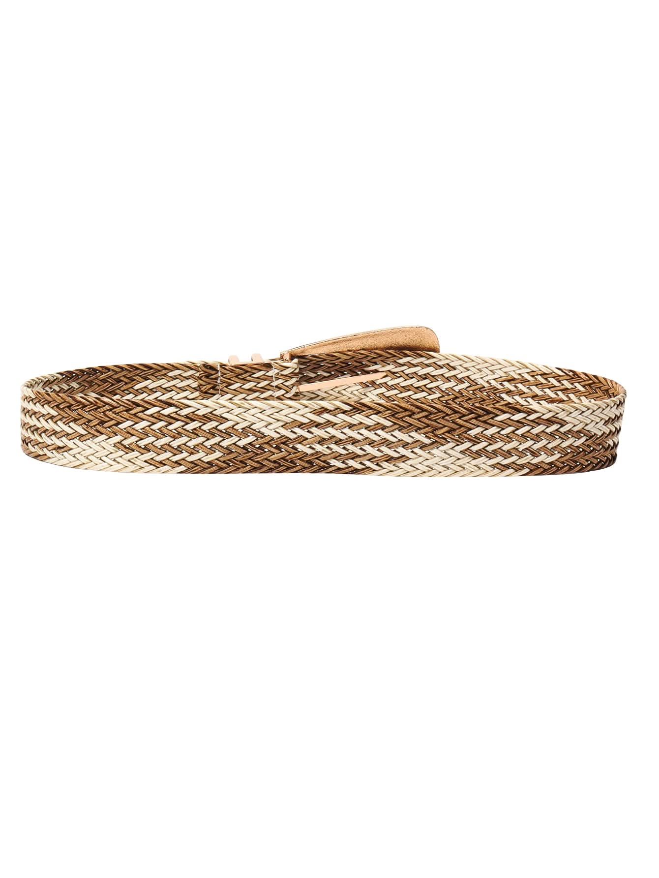Irregular Buckle Braid Belt - ShalayeFashion