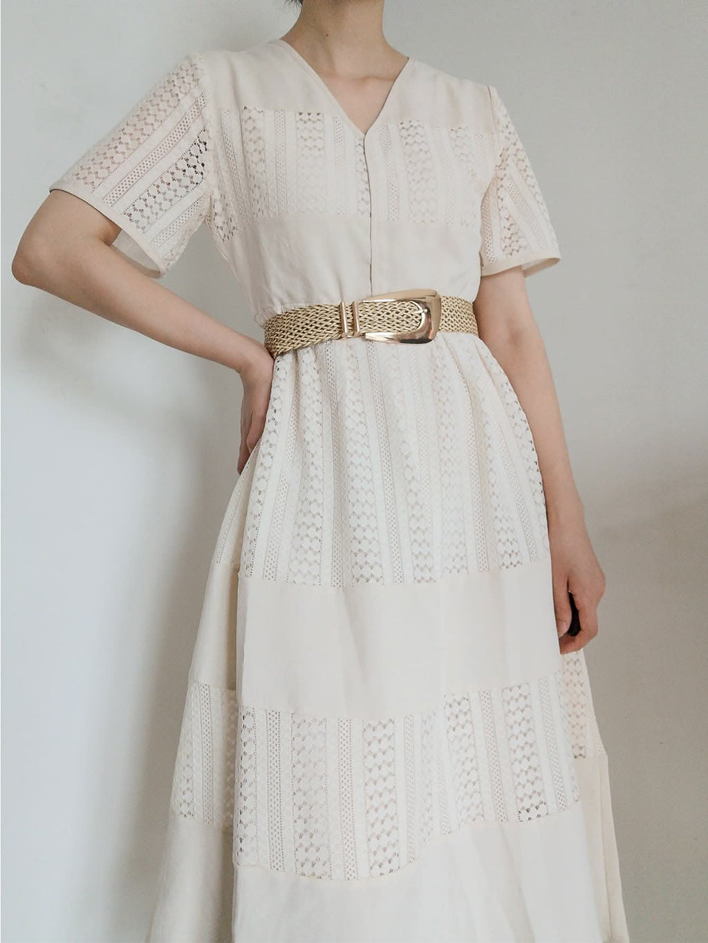 Irregular Buckle Braid Belt - ShalayeFashion