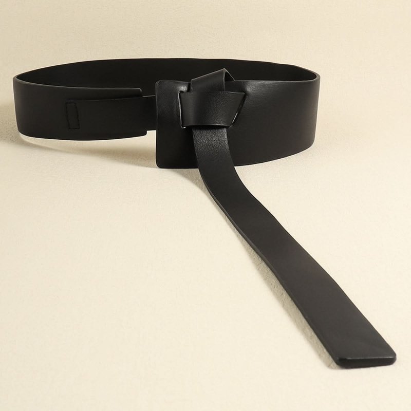 Knot Detail PU Belt - ShalayeFashion