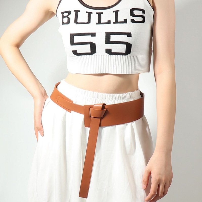 Knot Detail PU Belt - ShalayeFashion