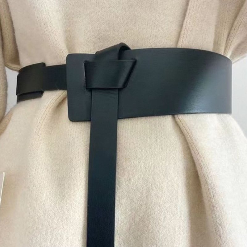 Knot Detail PU Belt - ShalayeFashion