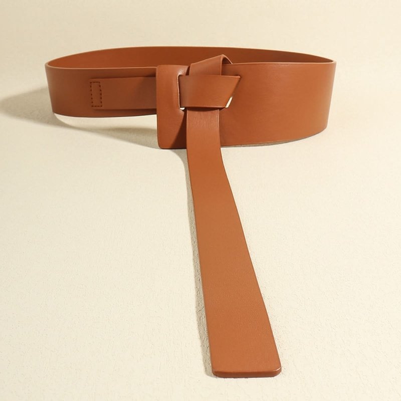 Knot Detail PU Belt - ShalayeFashion