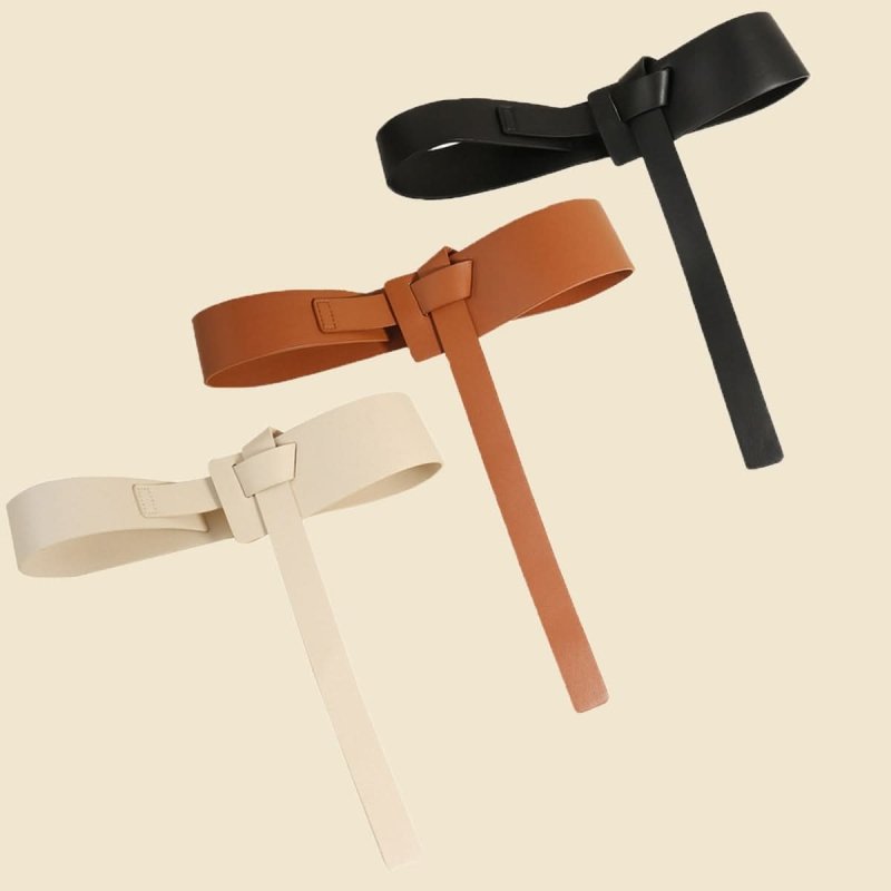 Knot Detail PU Belt - ShalayeFashion
