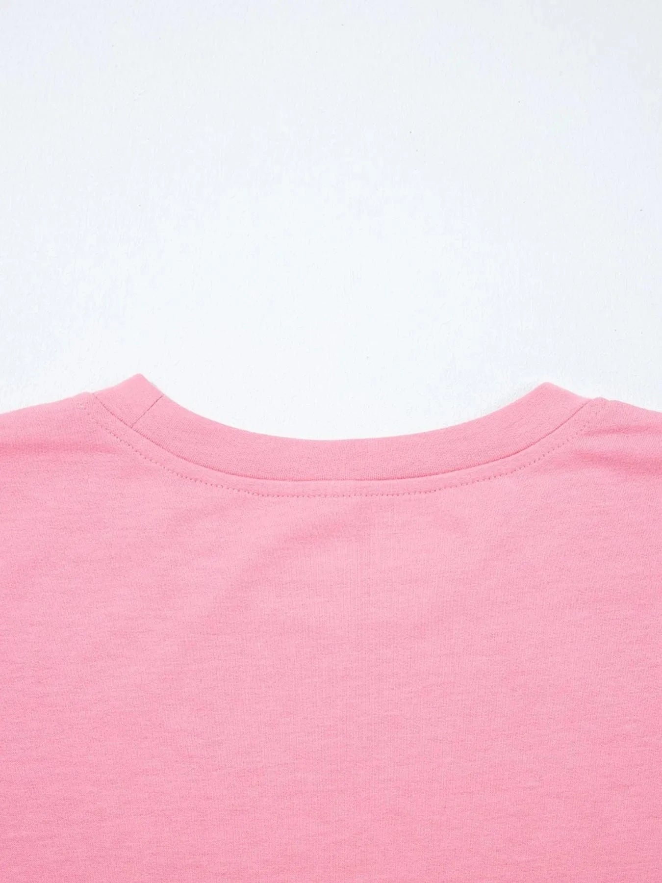 Lace Detail Flounce Sleeve Sweatshirt - ShalayeFashion