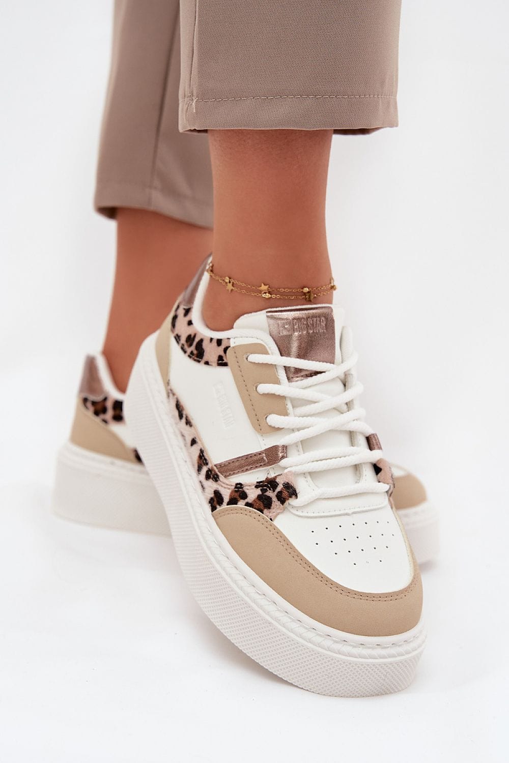 Lace - Up Platform Sneakers Women Comfort - ShalayeFashion