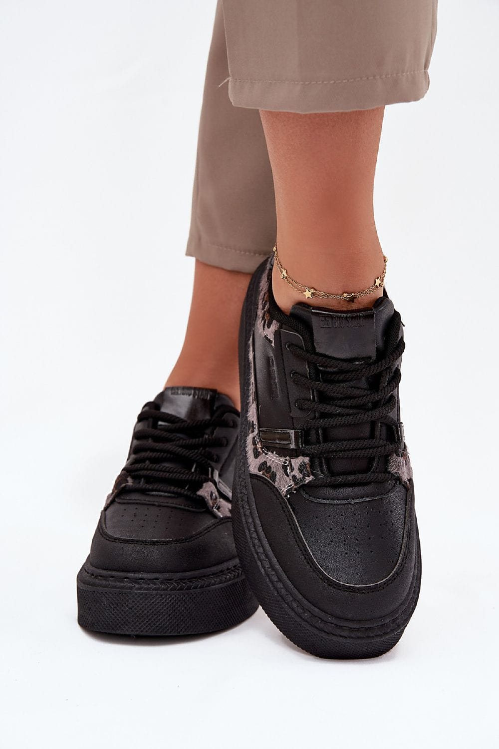 Lace - Up Platform Sneakers Women Comfort - ShalayeFashion